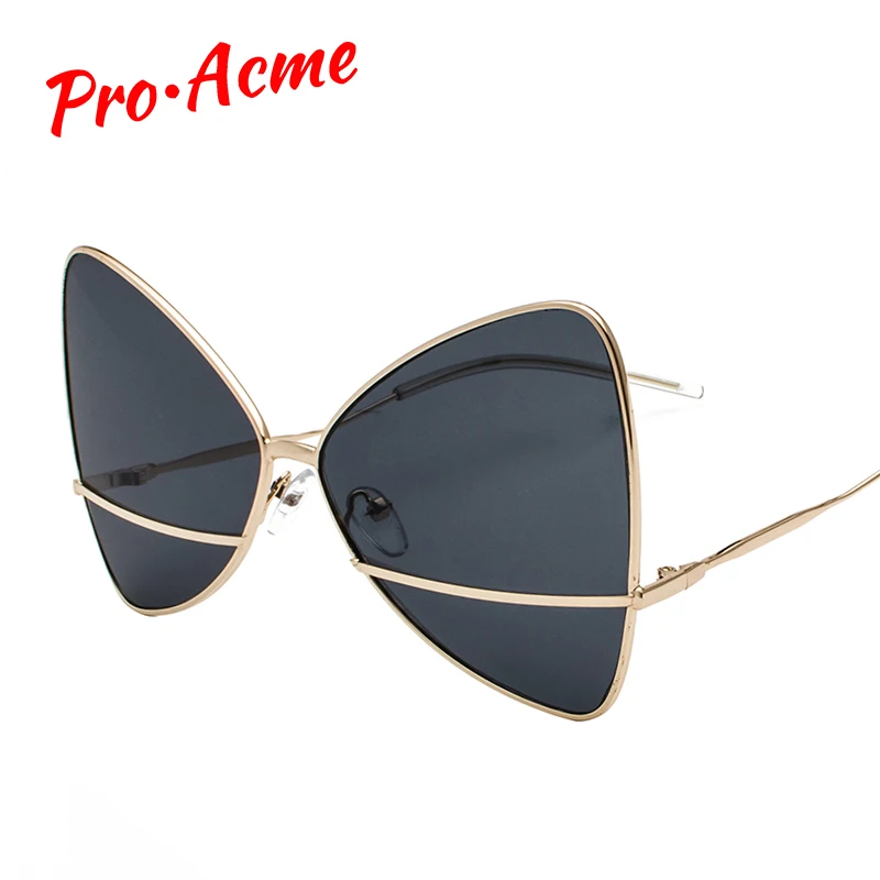 Pro Acme, модные, большая оправа, Бабочка, солнцезащитные очки для женщин, фирменный дизайн, негабаритные оттенки, солнцезащитные очки, красные линзы, UV400, PD1410