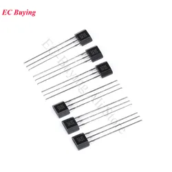 100 Pack Linear Hall Effect Sensors with TO - 92UA Casing (50 pieces)