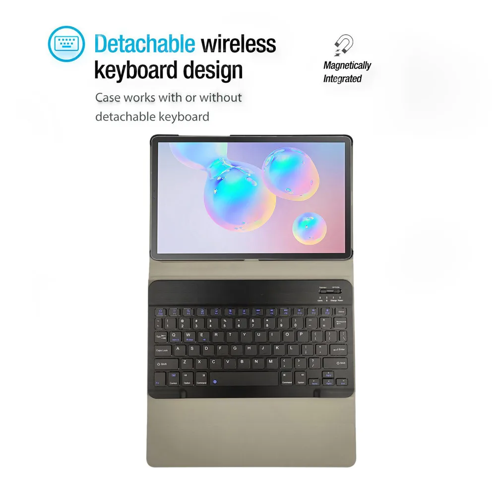 Чехол для клавиатуры с Bluetooth Samsung Galaxy Tab S6 10 5 T860 T865 SM T865|Чехлы планшетов и