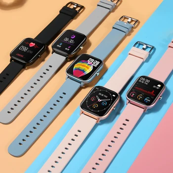 

New IP67 P8 Smart Watch Wristband Men Women Sport Clock Heart Rate Monitor Sleep Monitor Smartwatch tracker for phone Fast ship
