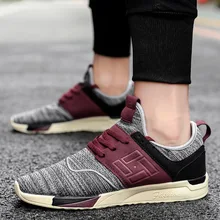 Мужская прогулочная обувь; сезон весна; Новинка; сетчатые кроссовки на шнуровке; удобная дышащая Молодежная Студенческая обувь в стиле хип-хоп; модная спортивная обувь