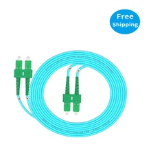  Fiber optic patch cord SC/APC-SC/APC Multi-Mode OM3 Fiber Cable Multimode Duplex Fiber Optical Jumper Patch Cord 3M 5M 10M 25m 
