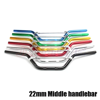 

725mm Steering wheel Alpha Aluminum Handle bar Motorcycle handlebar 7/8" inch 22MM For Cheap Pit Bike Dirt Bike new 2018