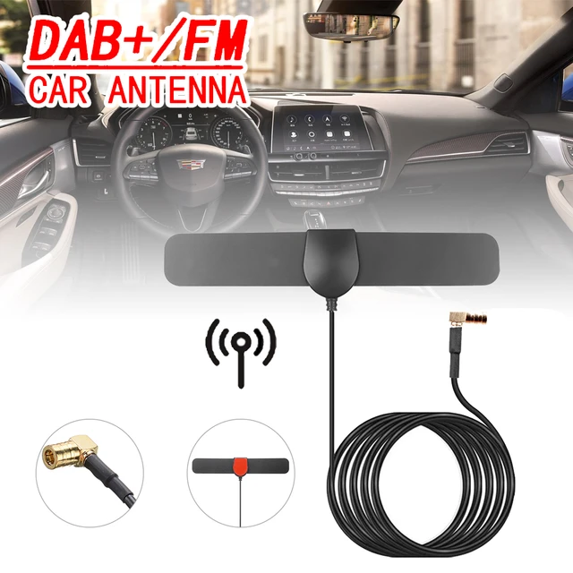 Antenne numérique universelle DAB 652F pour Pioneer JVC- Sony,  amplificateur de Signal intégré pour fenêtre de voiture - AliExpress