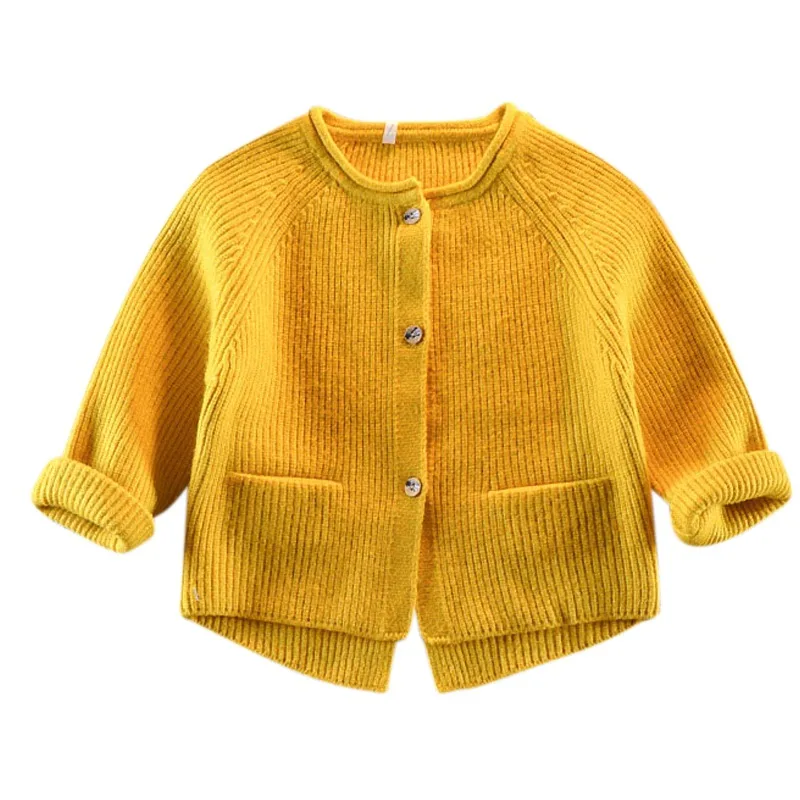 Свитер для маленьких девочек, детский зимний свитер, куртка, кардиган для девочек, кардиганы для девочек