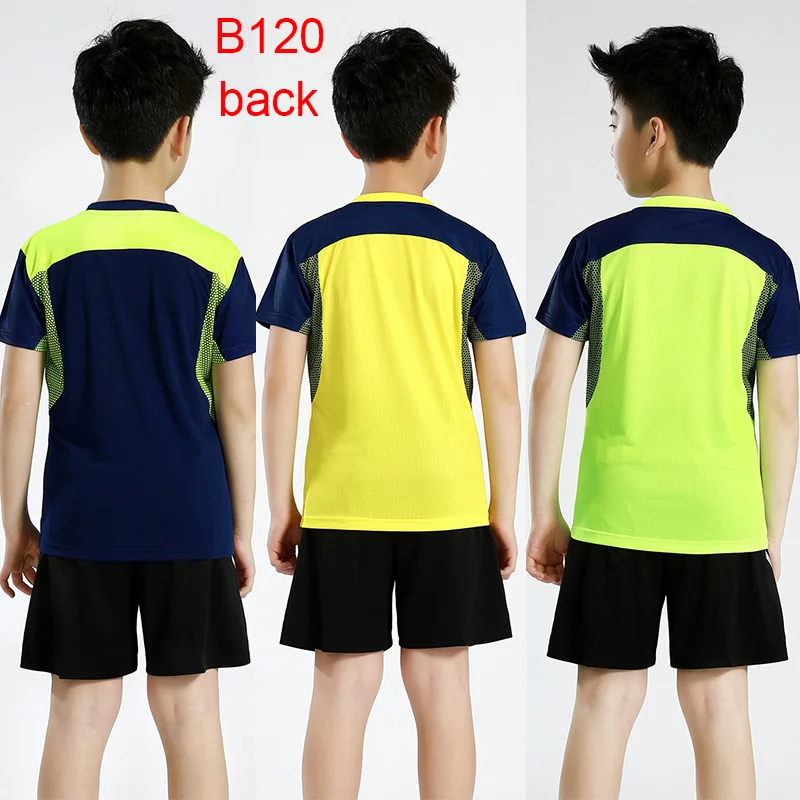 Новые детские футболки для бадминтона с короткими рукавами для детей рубашка для настольного тенниса для мальчиков теннисные майки для девочек спортивные футболки для бега