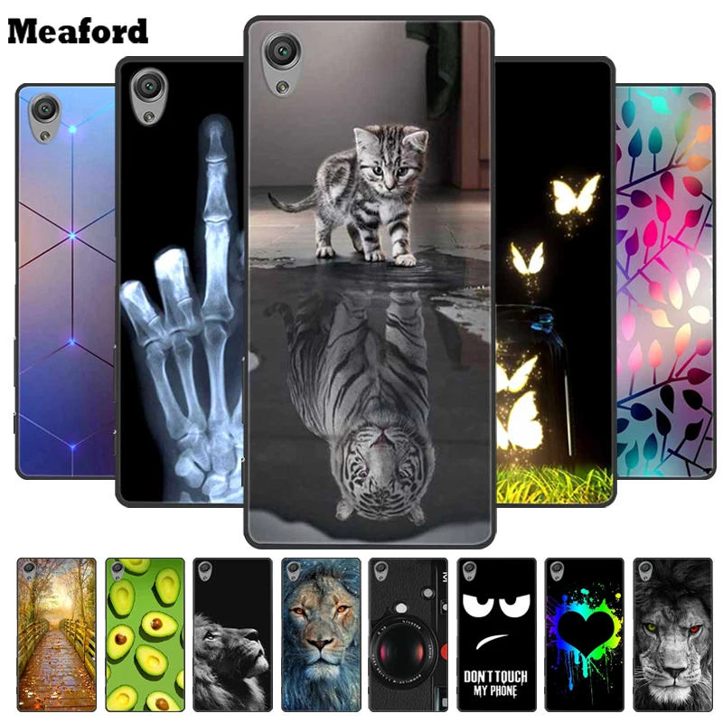 Per Sony Xperia X Custodia Xz1 Cover Posteriore Compatta In Silicone Tpu Morbido Per Sony Xperia Xz1 Custodia Compatta Per Telefono Cat Fundas Xperia 