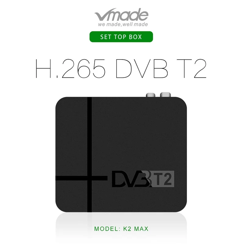 FFYY-Full HD 1080P цифровой DVB-T2 K2 MAX наземный ТВ-тюнер H.265/HEVC встроенный RJ45 LAN поддержка AC3 IP tv DVB T2 телеприставка