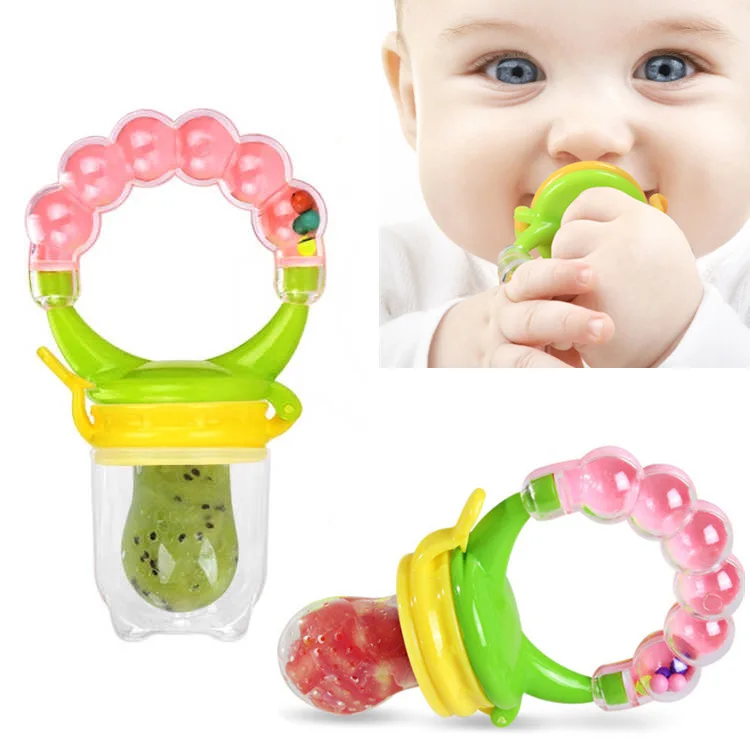 Baby Pacifier Feeder Nipple-Teat Baby-Supplies Colour Food-Milk-Nibbler Fresh 1pcs