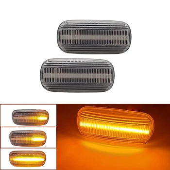 

Dynamic Flowing LED Side Marker Signal Light For Audi A3 S3 8P A4 S4 RS4 B6 B7 B8 A6 S6 Amber Smoke LED Blinker Light