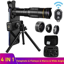 Tongdaytech 32X Phone Lens Portable Camera Macro Zoom Lenses For Iphone 12 11 Pro Max Samsung Xiaomi Fish Eyes Lens For Phone