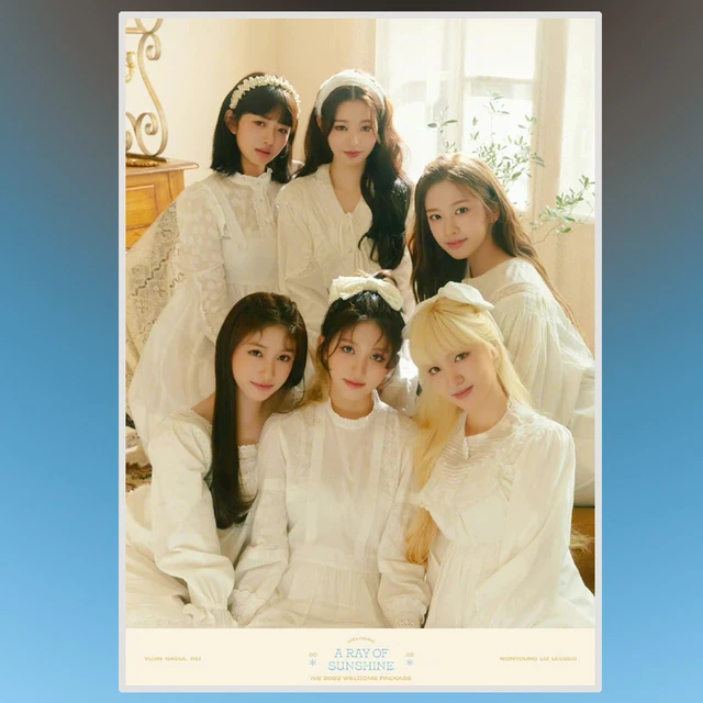 Kpop Ive 22 A Rqy Ofsunshine Poster Wonyoung Yujin Liz Gaeul Self Adhesive Photo Poster Wall Stickers Room Decor Fans Gift S70 Costume Props Aliexpress