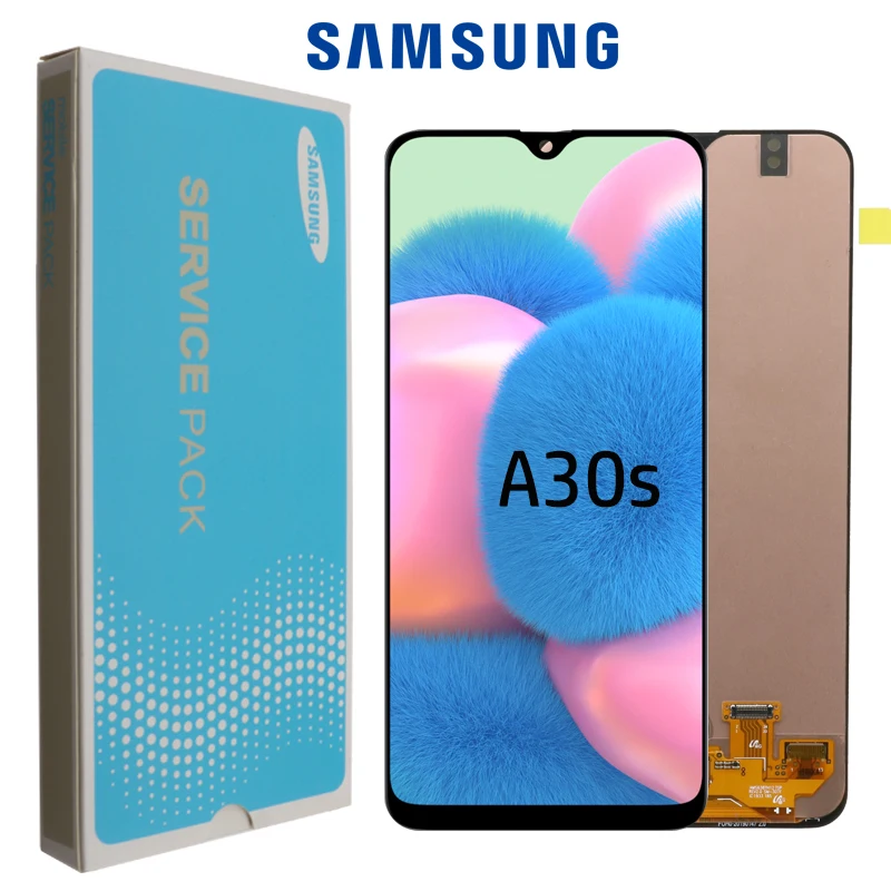 Сменный ЖК экран с дигитайзером в сборе 100% оригинал 6 4 дюйма super AMOLED для Samsung Galaxy A30s