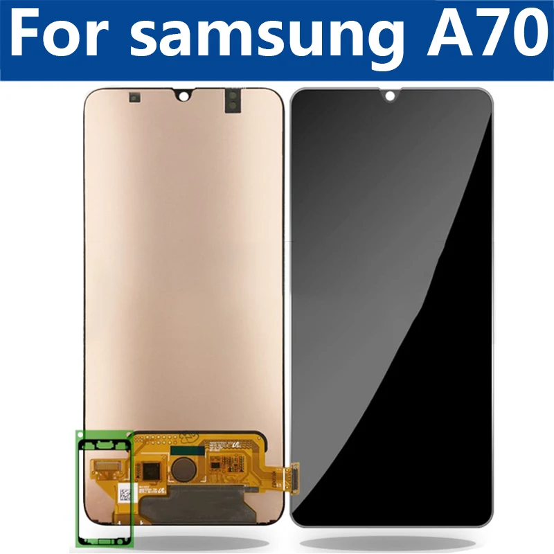ЖК-дисплей для samsung Galaxy A70 lcd A705 A705F SM-A705F-дисплей кодирующий преобразователь сенсорного экрана в сборе A70 для samsung A70 lcd