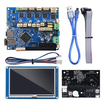 

Duet 2 Wifi V1.04 Motherboard Cloned Duet2 Wifi Reprap Firmware and Powerful 32 Bit Board + Panel Due Press Screen Controller