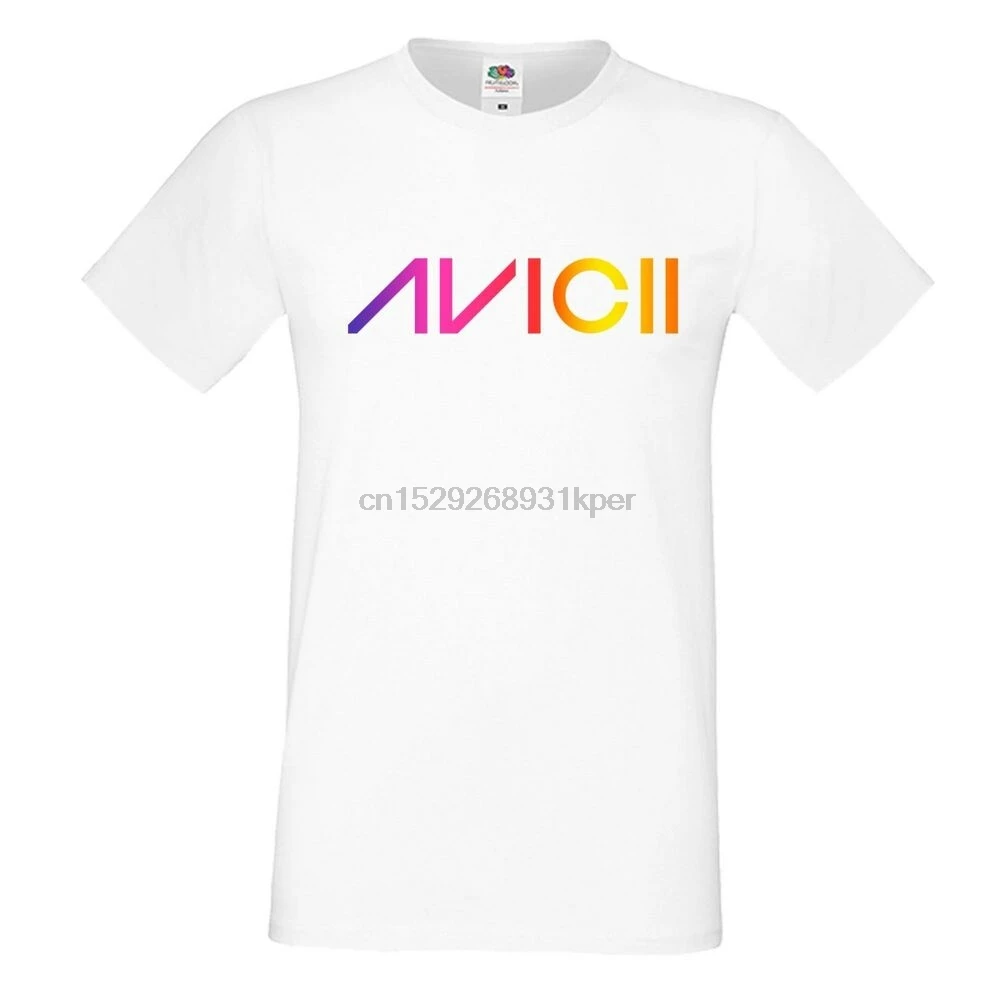 Мужская белая футболка Avicii 3 DJ Music Festival Tee | одежда