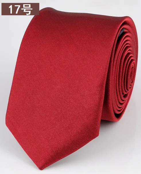 Narrow Casual Arrow Skinny Red Necktie Slim Black Tie for Men 5cm Man Accessories Simplicity for Party Formal Ties Fashion - Color: Wine red