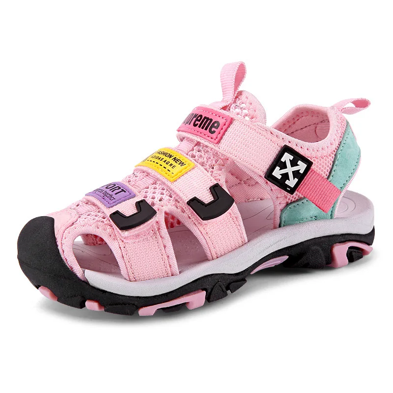 

2019 Summer New Style Children Closed-toe Sandals BOY'S Sandals Girls Sandals
