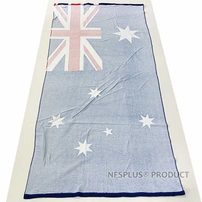 Australia Flag Beach Towel 70x140cm Microfiber Quick Dry Absorbent Bath Towel For Adults Travel Sport Swim Towels Washcloth