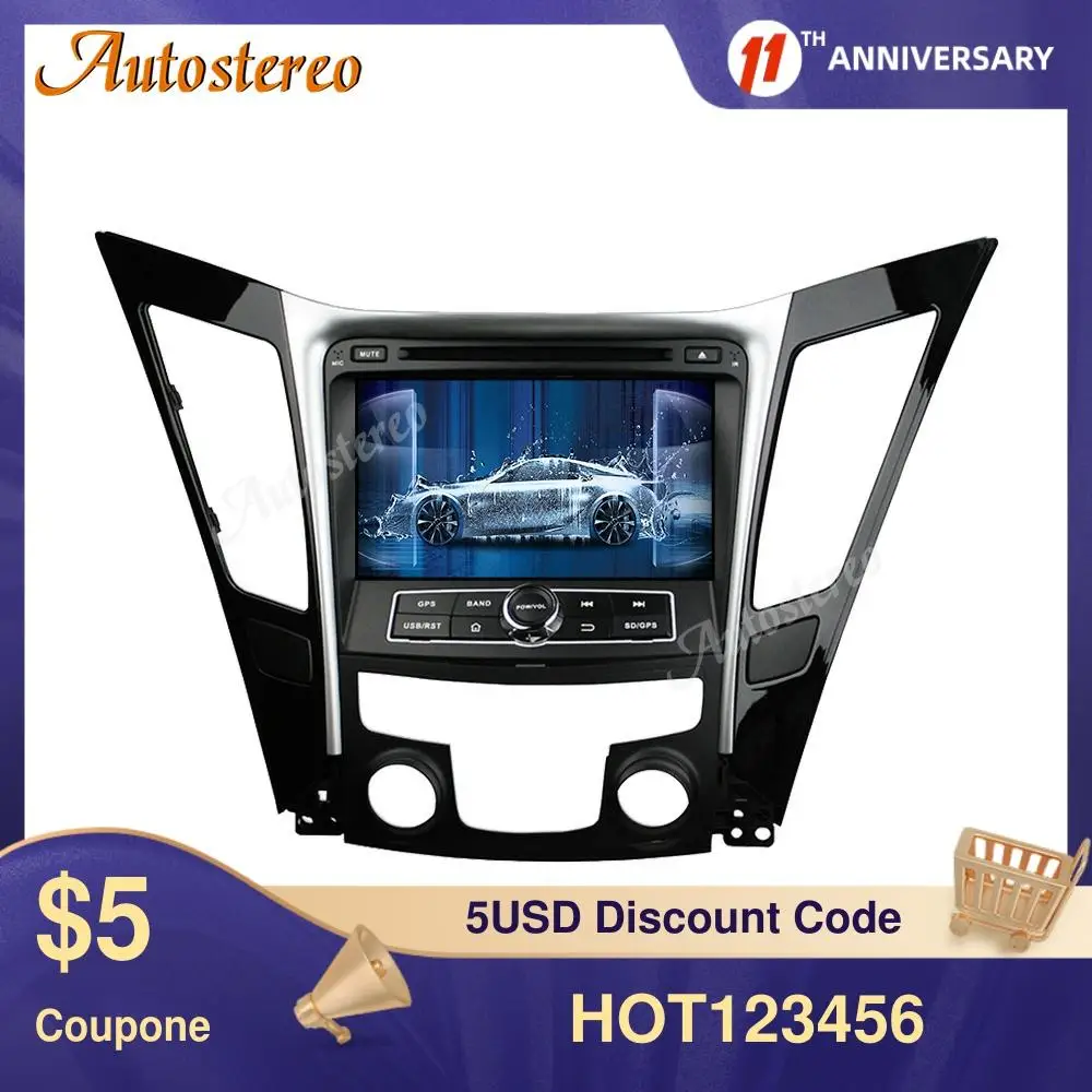 Автомобильный мультимедийный плеер для Hyundai SONATA 8 I40 I45 I50 YF 11 + Android 10 PX6 DSP