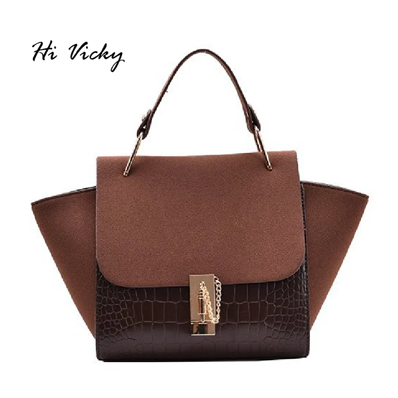 

Christmas Gift 2020 Winter New lady Handbag Student Portable Brown Female Handbag Bat Bag Fashion Classic Shoulder Bag Party Bag