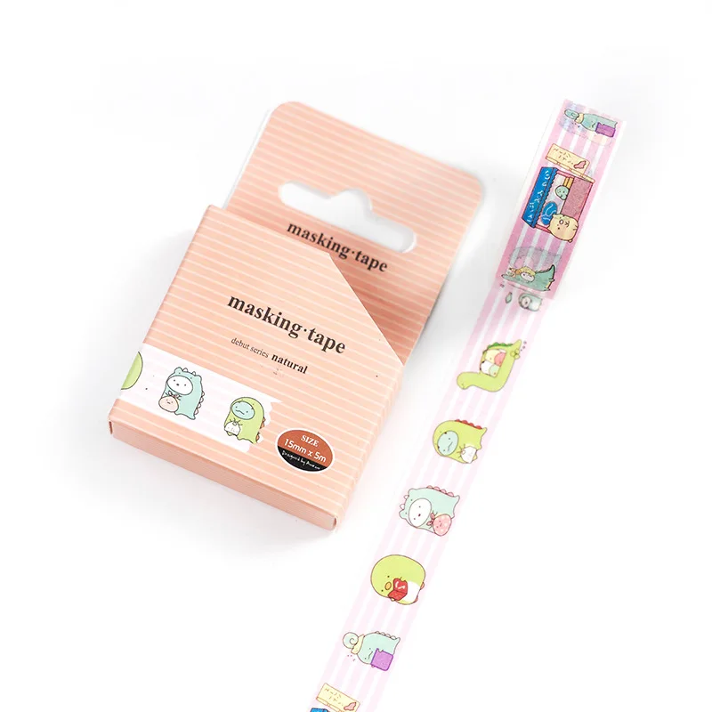 Kawaii Мультфильм сумикко гураши КИТ пуля журнал васи клейкая лента DIY Скрапбукинг наклейка этикетка маскирующая лента - Цвет: I