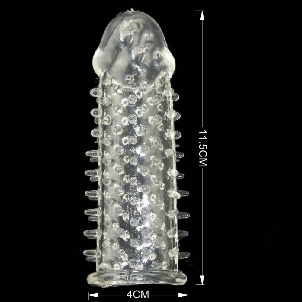 HC054 condom Extender Enlargement Penis Sleeve ps  (2)