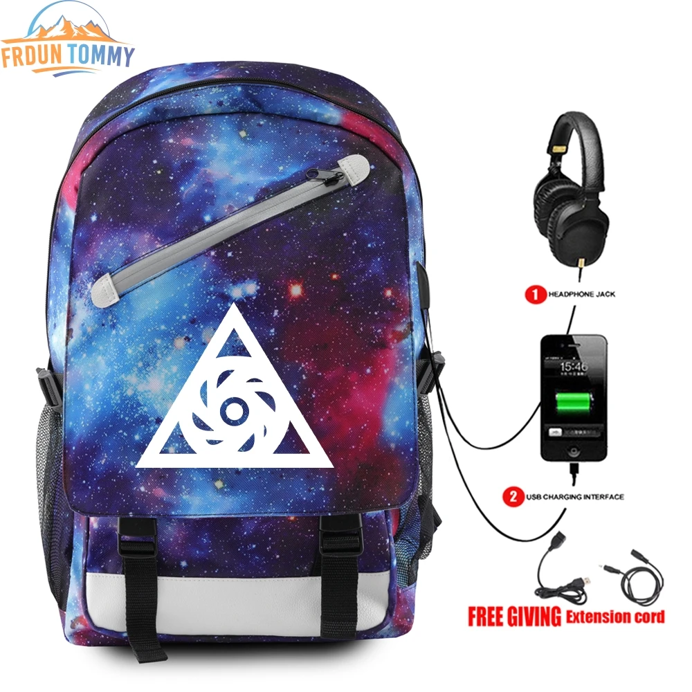 Модный многофункциональный рюкзак с зарядкой через USB, дорожная сумка для подростков, школьные сумки для мальчиков и девочек, дорожные сумки