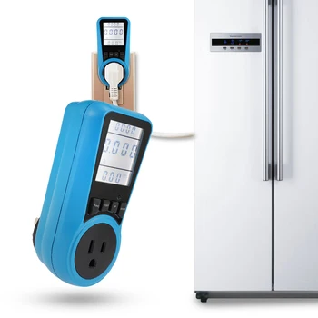 

Hot Digital Power Meter Energy Meter Plug-in Socket Electric Monitor Meter LCD Socket Household Measuring Socket Analyzer