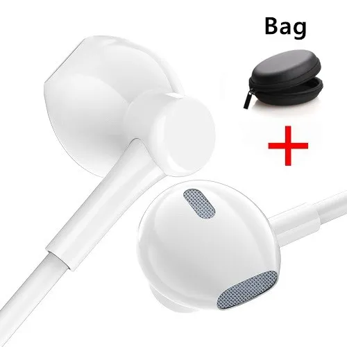 white2 Проводные наушники для iphone 5s, 6s, xiaomi, Hi-Fi, стерео игровая Музыкальная гарнитура, Универсальные наушники-вкладыши, басы, вкладыши для телефонов Redmi - Цвет: white2