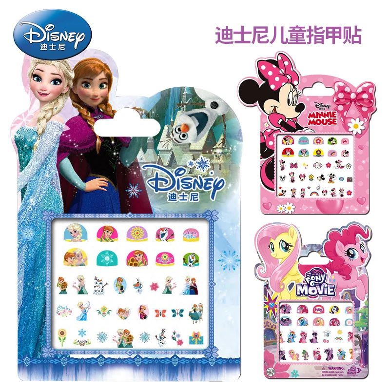 Игрушка для макияжа disney Холодное сердце Эльза и Анна наклейки ногтей игрушка