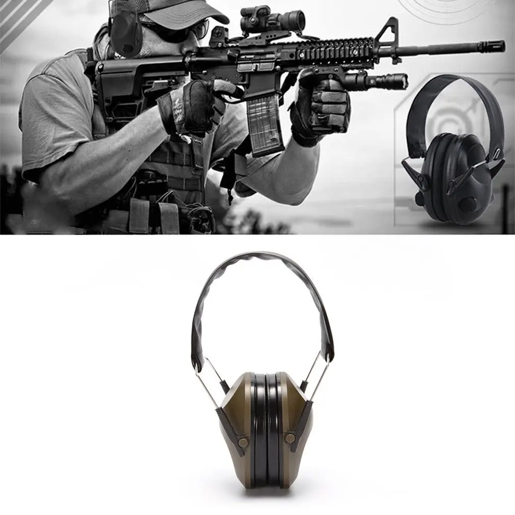 

Tactical Force Headset Noise Reduction Foldable Hunting Shooting Headphone Anti-noise Earmuff Hearing Protector