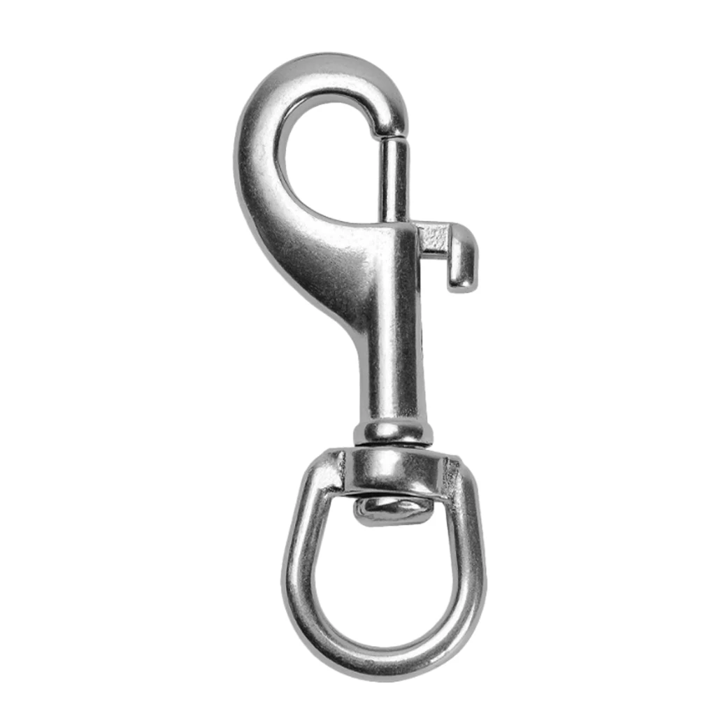 

Swivel Clip Spring Snap Hook Dog Lead Leather Rope Key Chain Buckle Lock Carabiner Quickdraws Hardware