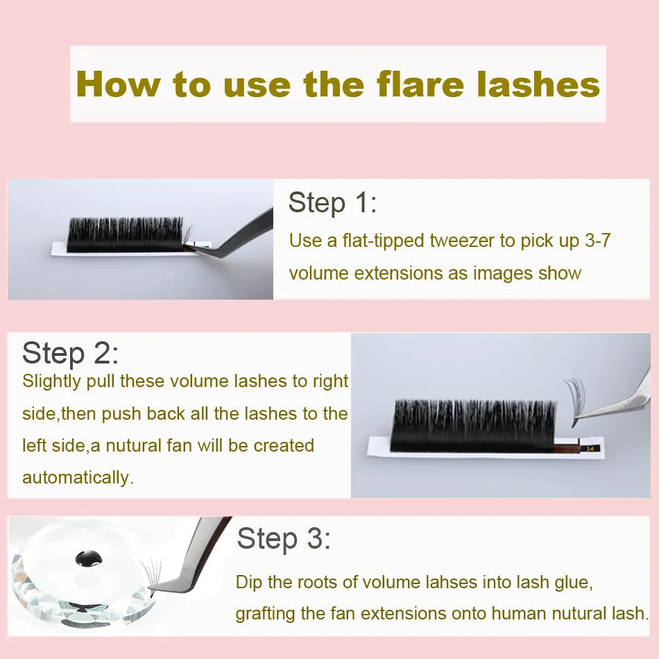 5 Чехол-вспышка для ресниц Easy Fan Lash объемное наращивание ресниц натуральные длинные инструменты поддельные Индивидуальные ресницы для макияжа FADVAN