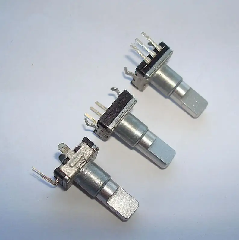 

5pcs/lot pjiap switch HVR EC11 DC11 coding switch 20-bit without switch 17MM shaft for volume regulator