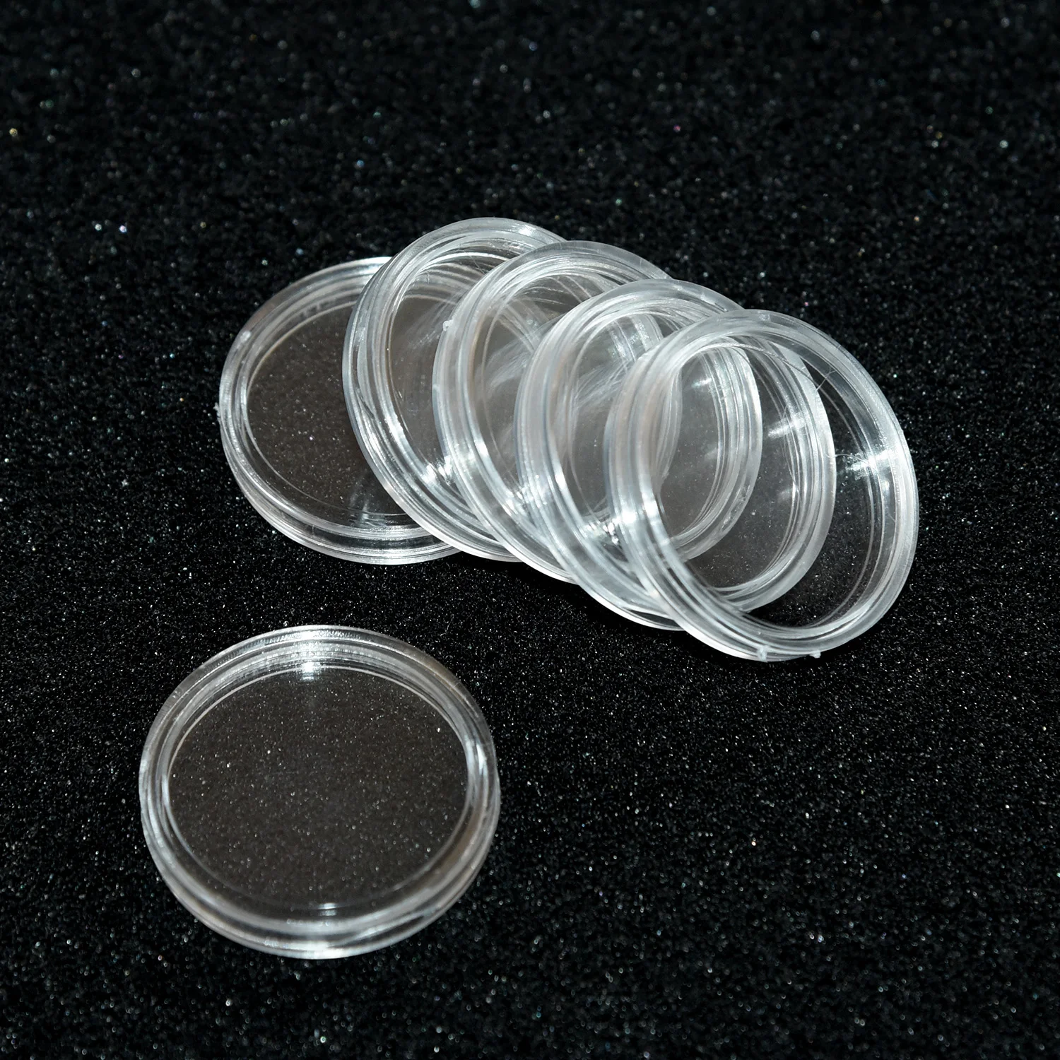 100pcs 27/30mm Coin Capsule box holder Capsules Container with Storage Organizer Box For Coin Collection Coin Case Storage Box
