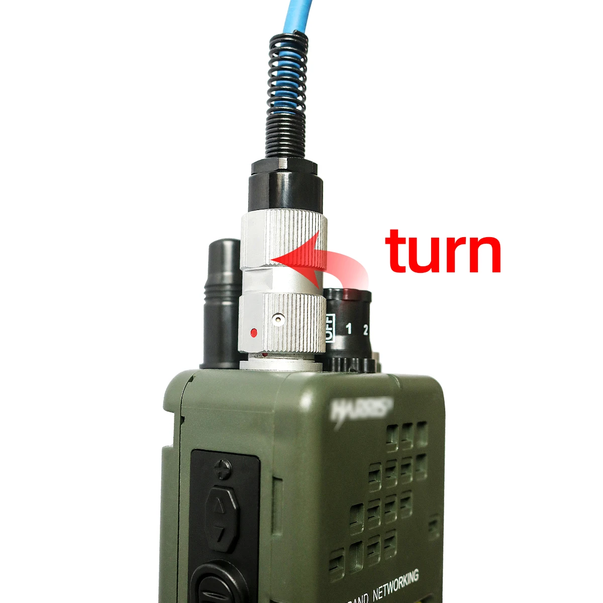 H250 портативный динамик микрофон 6 pin ptt для PRC152 PRC148 Walkie-talkie адаптер