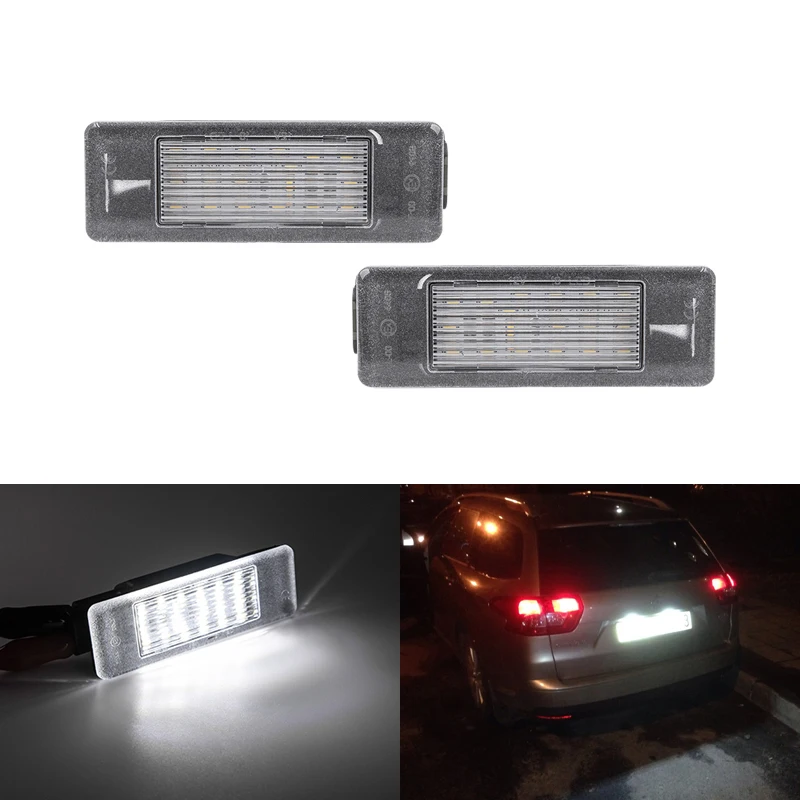 Для Peugeot 207 308 для Citroen Berlingo C2 C3 Pluriel Baujahr C4 C5 C6 DS3 SMD светодиодные номерные знаки