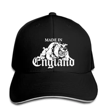 Сделано в Англии британский Бульдог футбол праздник Мужская бейсболка с изображением героев мультфильма Мужская Унисекс Новая Бейсболка Шляпа