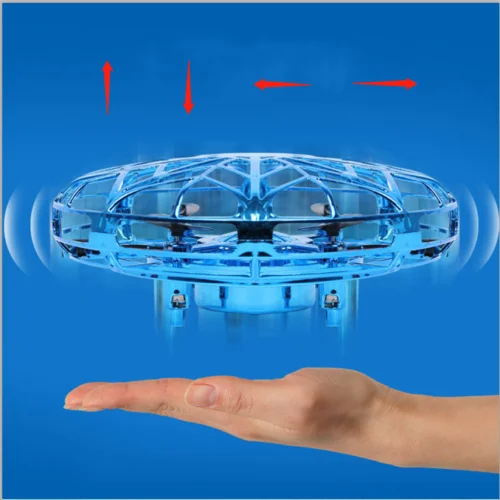 Мини-Дрон Quad Индукционная Левитация НЛО детский подарок usb зарядка светодиодный свет детские игрушки-высокое качество