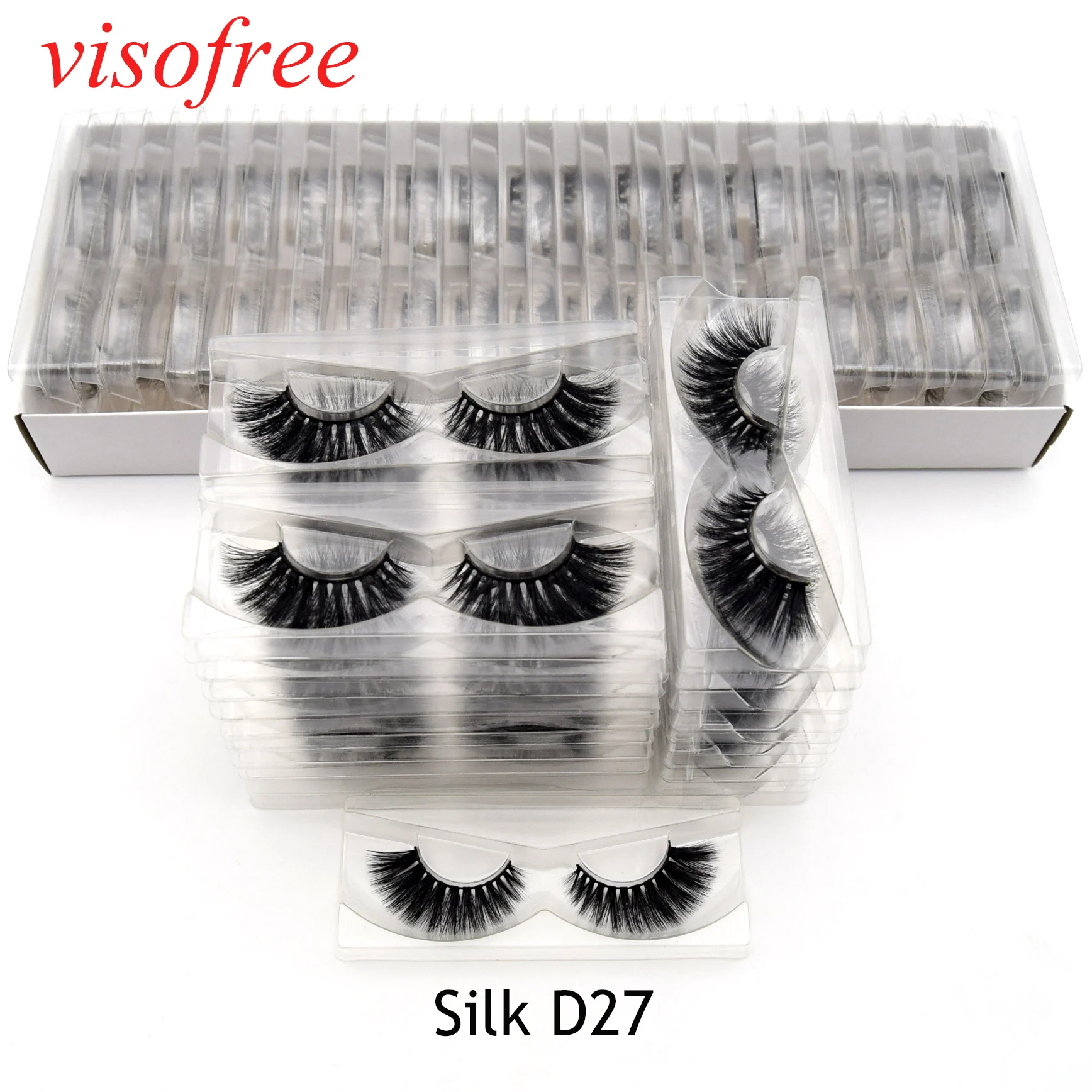 Visofree 30 пар/лот 3D норковые ресницы искусственные накладные для наращивания