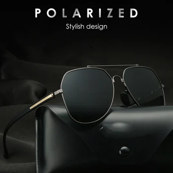 

Men Women Classic Pilot Polarized Sunglasses TR90 Legs Lighter Design Oval Frame UV400 Protection