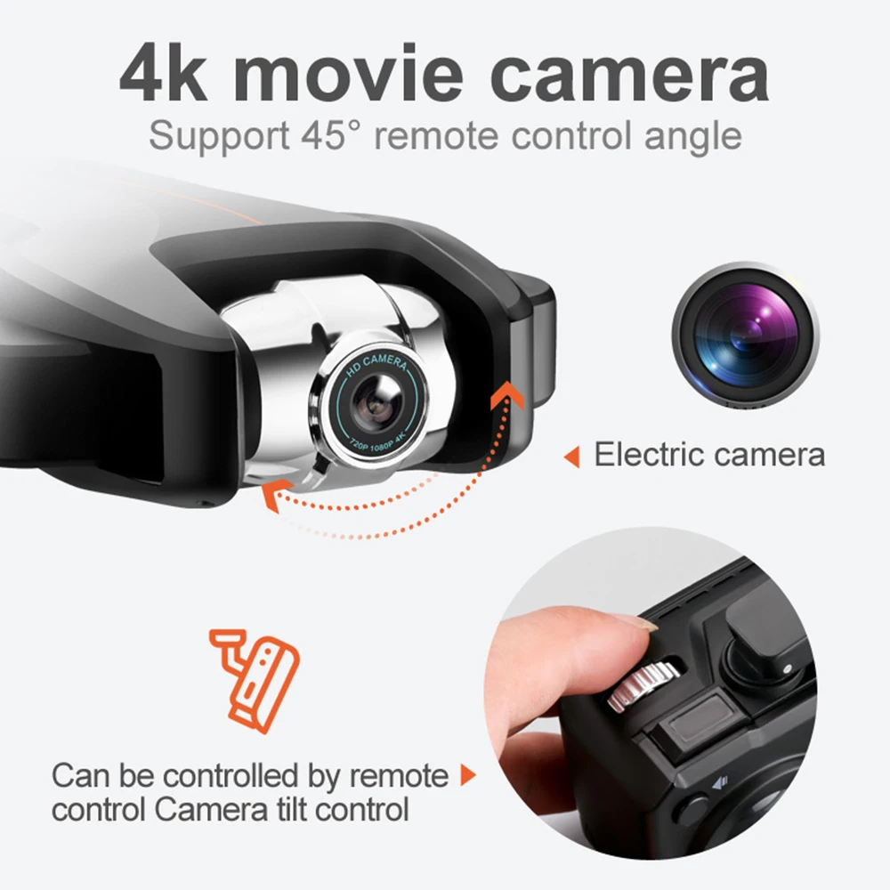 S5 WiFi FPV Drone 1080P 4K Wide-Angle HD Camera Live Video RC Toys Drones Quadcopter Drohne Quadrocopter Helikopter Droni Selfie