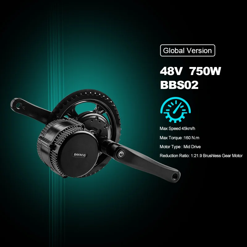 Комплект для электровелосипеда Bafang BBS02 48 В 750 Вт Вт|Двигатель электровелосипедов|