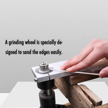 

Portable Glass Bottle Cutter Sander Sand Bottles Mouth Grinder After Cutting Drill Powered Fixable