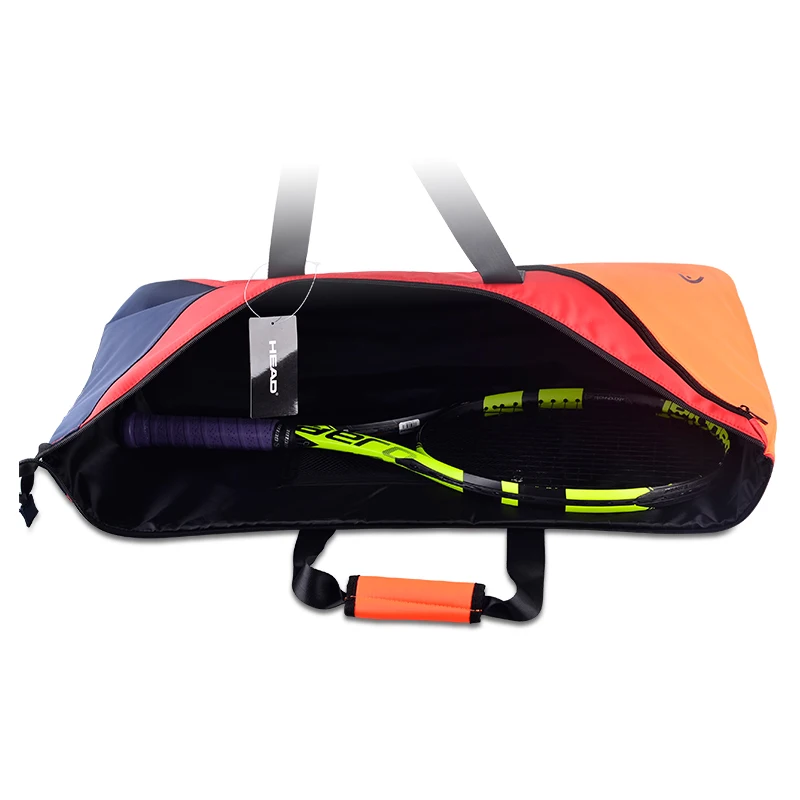Head Tennis Bag Outdoor Sports Training Gymbag Can Hold 2-3 Padel Racket Racquets Badminton Squash Handbag