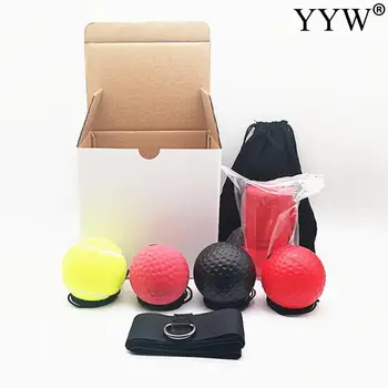 

Boxing Reflex Speed Punch Ball Set Mma Sanda Boxer Raising Reaction Force Hand Eye Training Boxing Reflex Head Balls Equipment