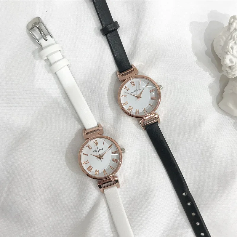 

INS Watch Women's CHIC Retro Literature And Art Roman Numerals College Style Middle School Students Korean-style Simple Trend Ul