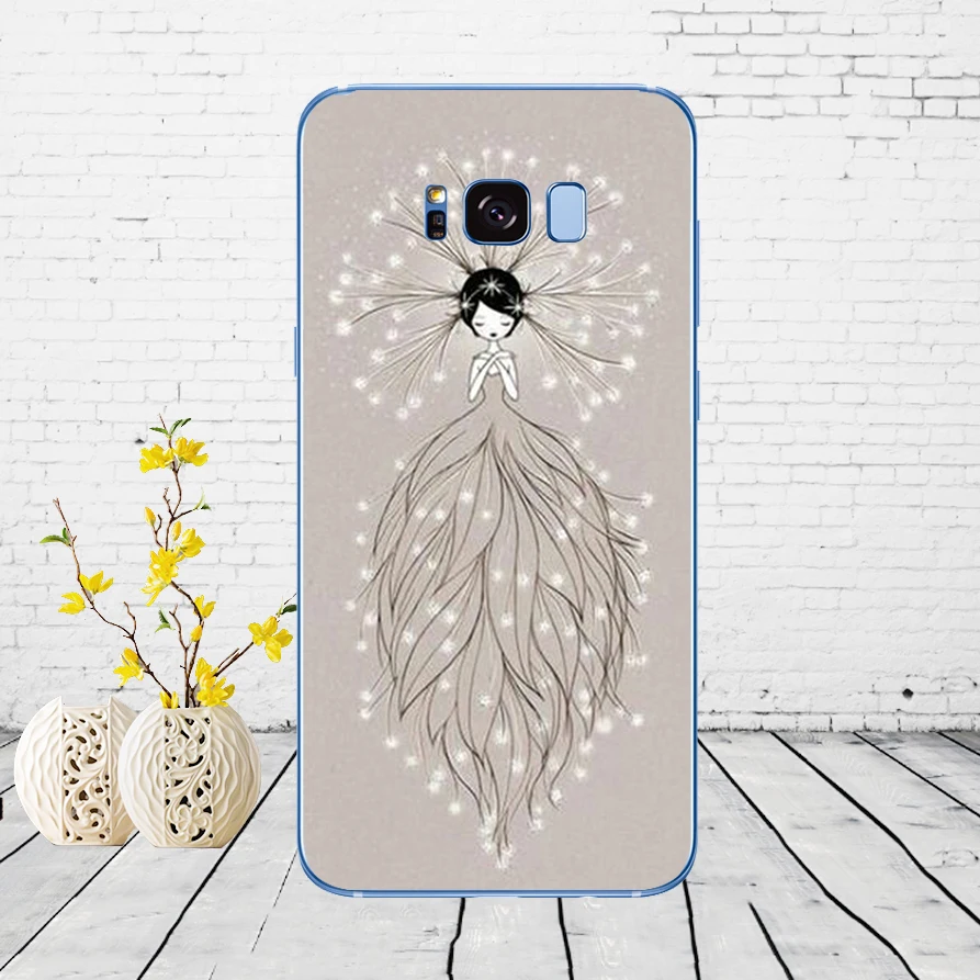 7 69D Одуванчик бабочка слон перо сова Прозрачный чехол для samsung Galaxy S6 S7 edge S8 S9 S10 plus A70 A50 чехол - Цвет: 7