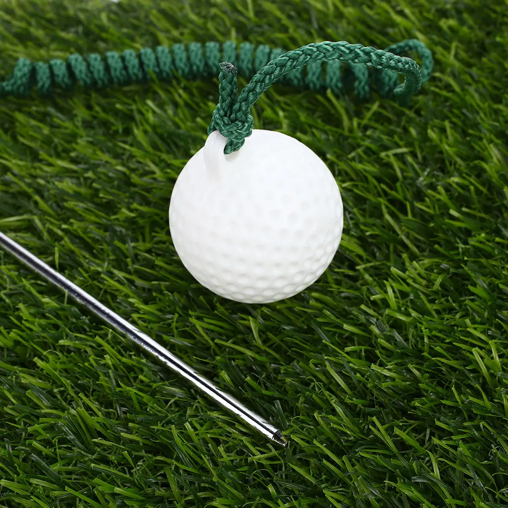 Мячи тренировочные веревки металлические траинговые приспособления для гольфа веревка зеленый открытый мяч для гольфа спортивные качели